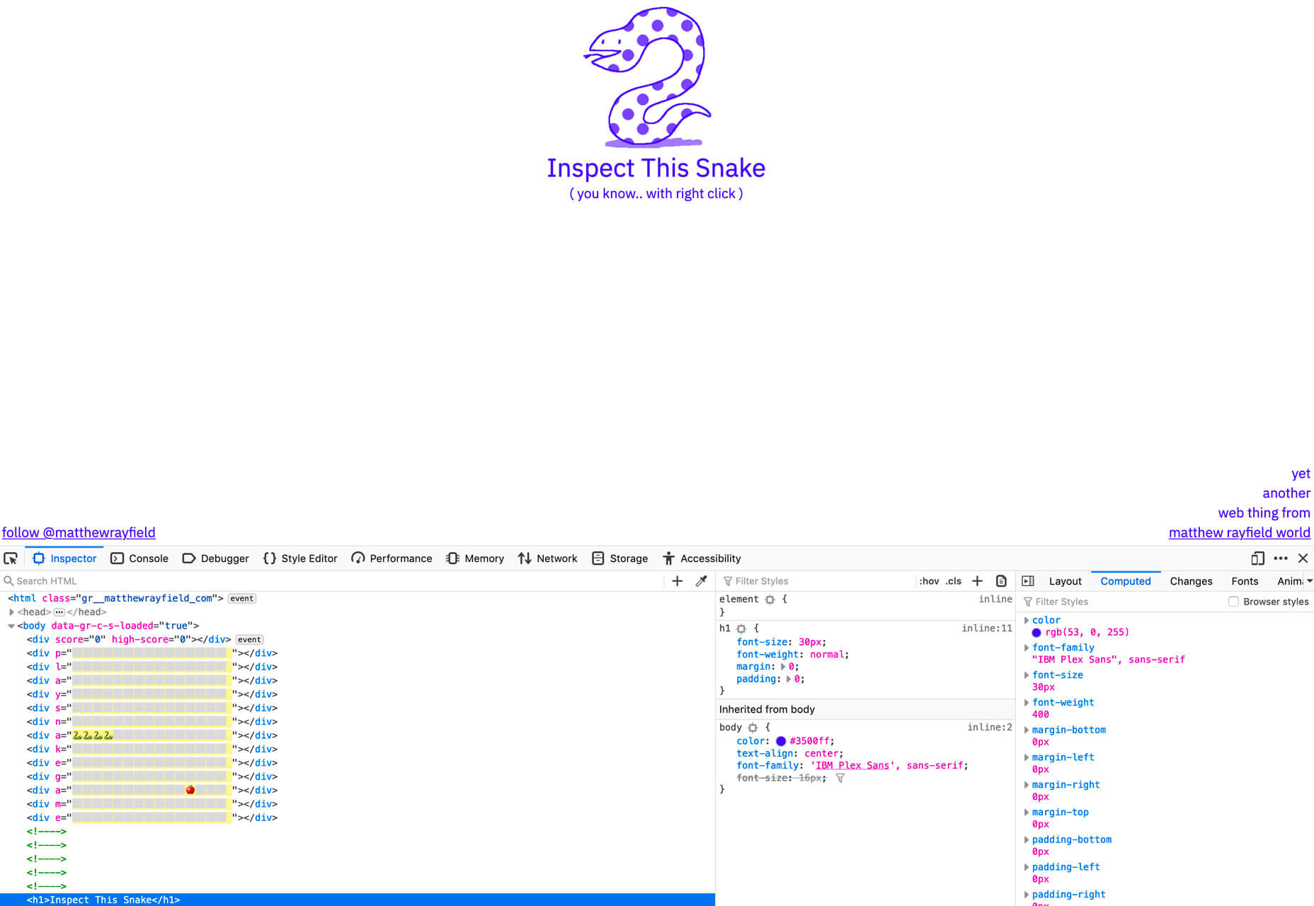 Exciting New Tools for Designers, November 2019 snake
