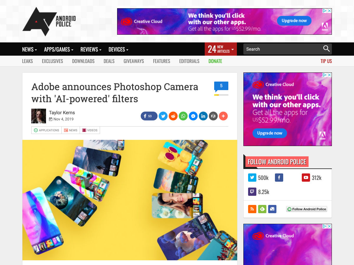 Popular design news of the week: November 4, 2019 - November 10, 2019 photoshop 3