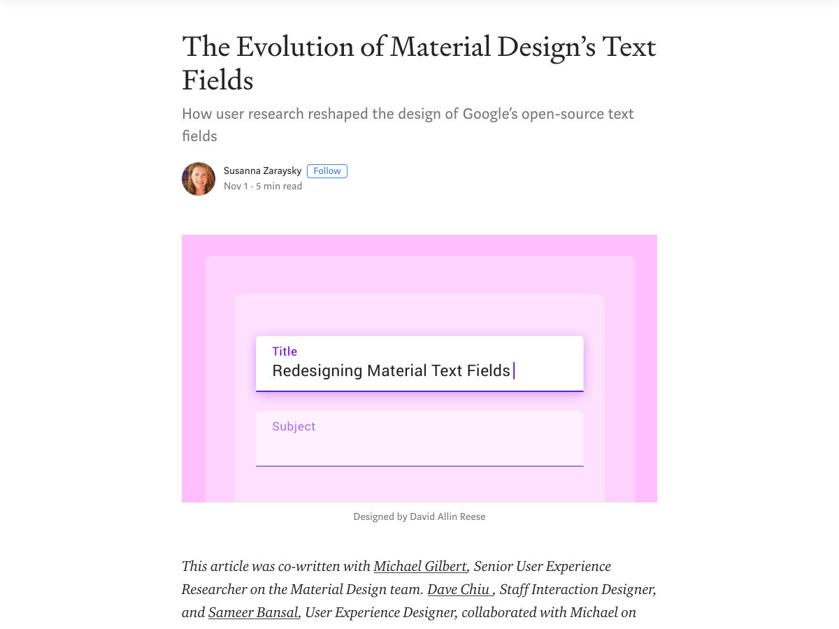 Popular design news of the week: November 4, 2019 - November 10, 2019 evolution