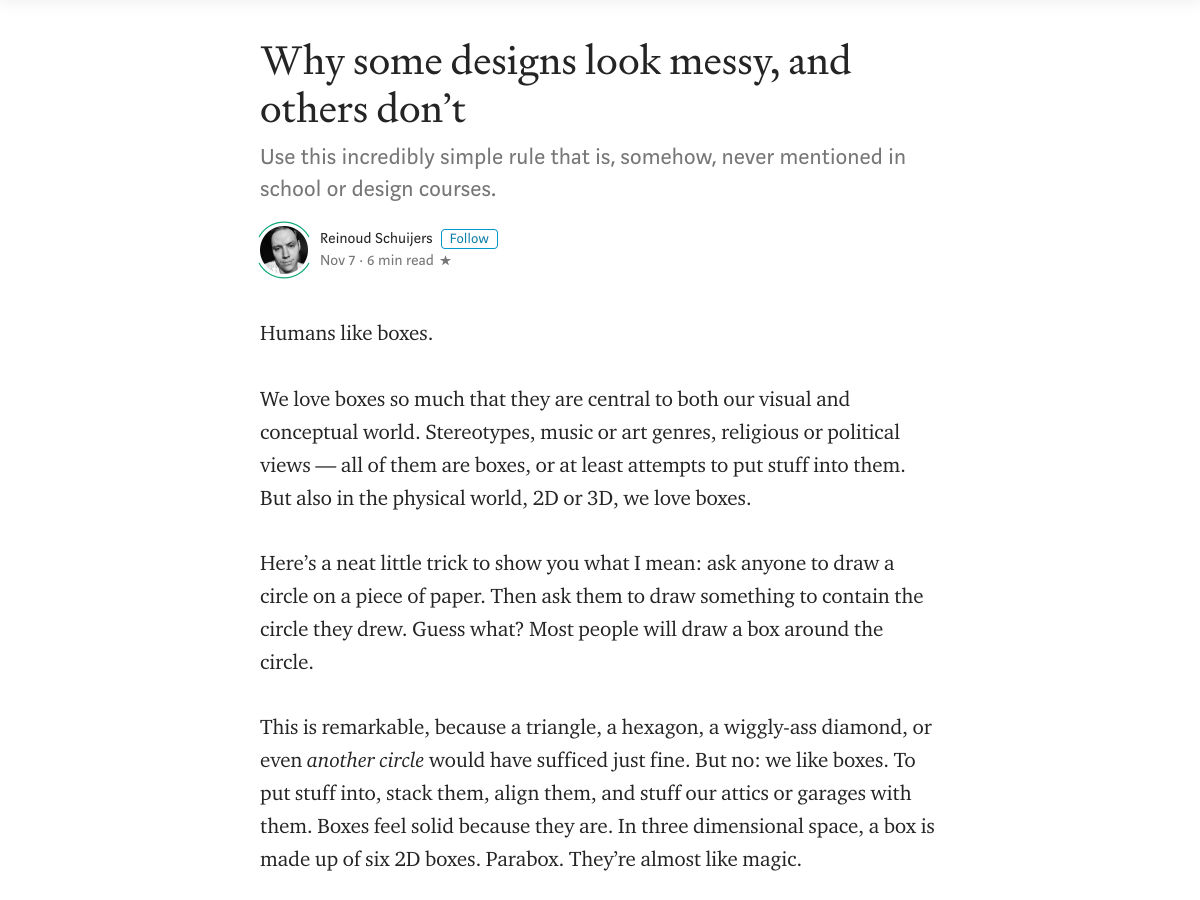 Popular design news of the week: November 4, 2019 - November 10, 2019 messy