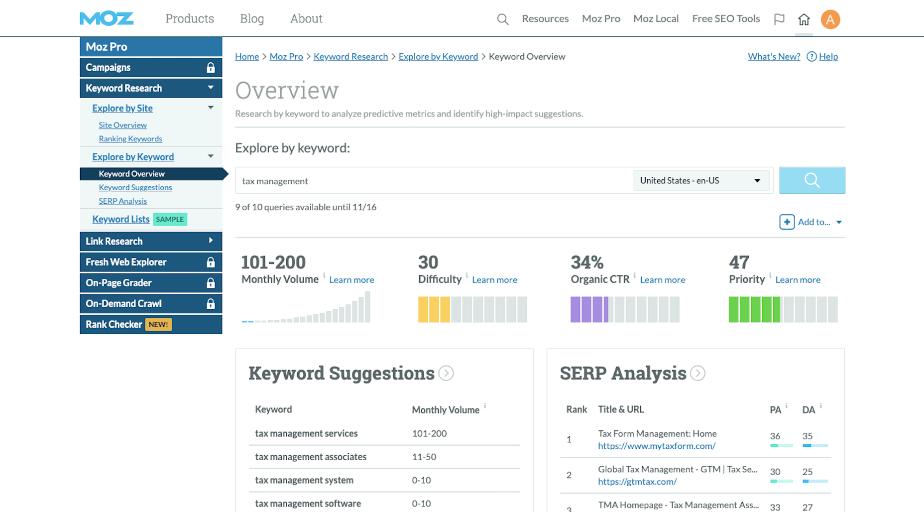 4 Best SEO Tools for Web Designers Moz - one of the best SEO Tools for web designers