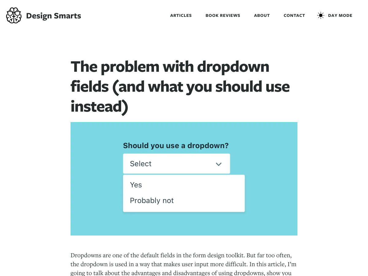 Popular design news of the week: October 21, 2019 - October 27, 2019 dropdown
