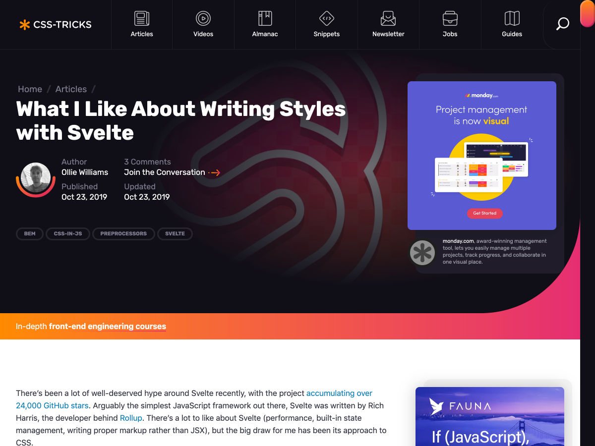 Popular design news of the week: October 21, 2019 - October 27, 2019 svelte 2