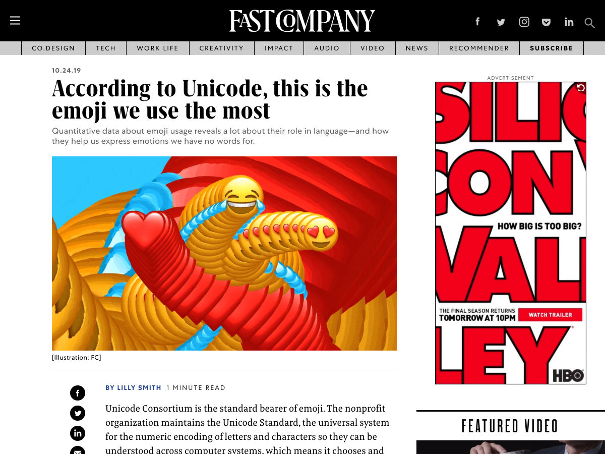 Popular design news of the week: October 21, 2019 - October 27, 2019 unicode