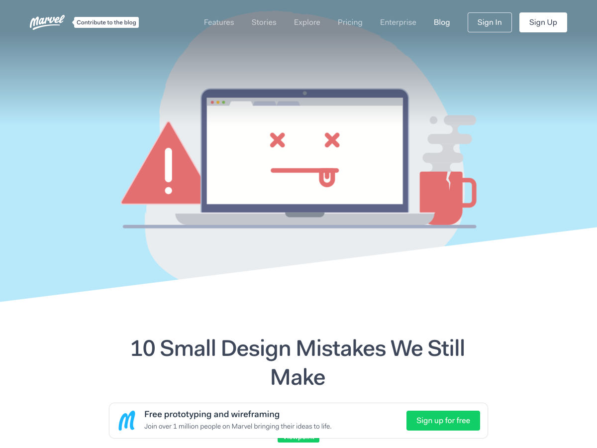 Popular design news of the week: October 14, 2019 - October 20, 2019 mistakes 4
