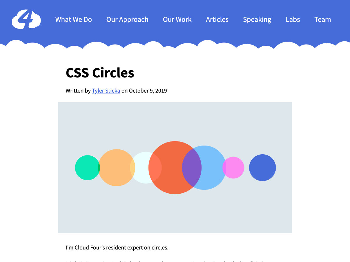 Popular design news of the week: October 14, 2019 - October 20, 2019 circles