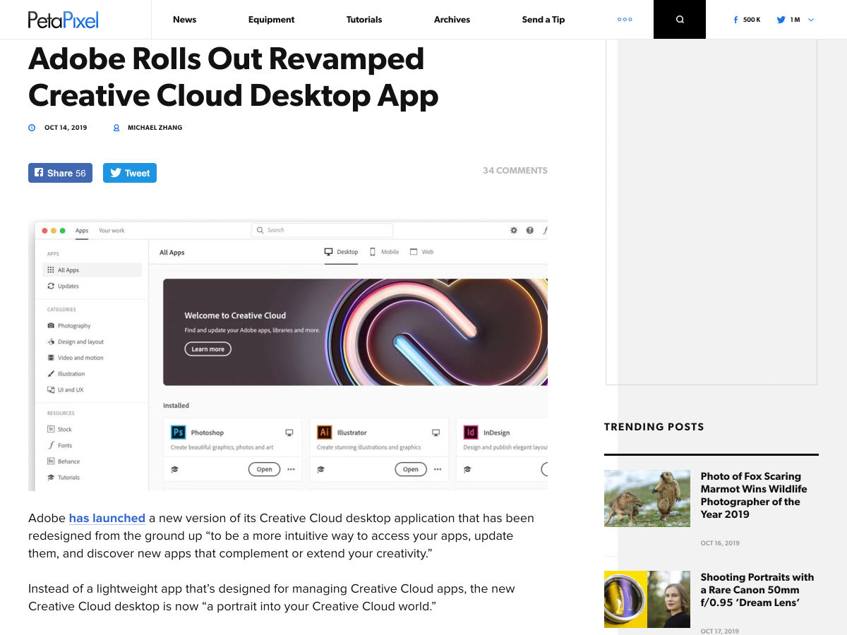 Popular design news of the week: October 14, 2019 - October 20, 2019 adobe 2
