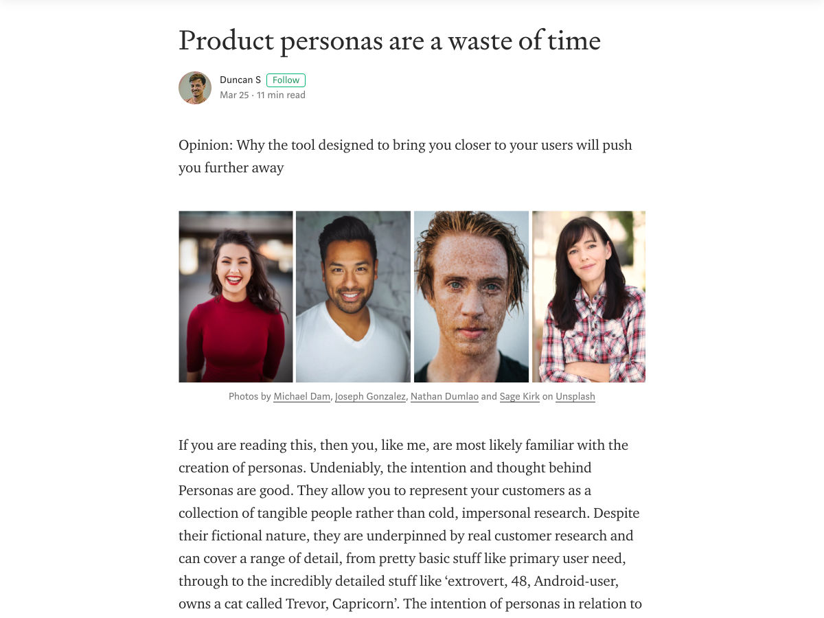 personas
