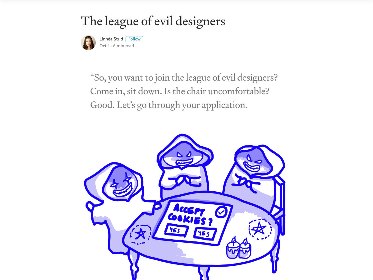 Popular design news of the week: September 30, 2019 - October 6, 2019 evil 1