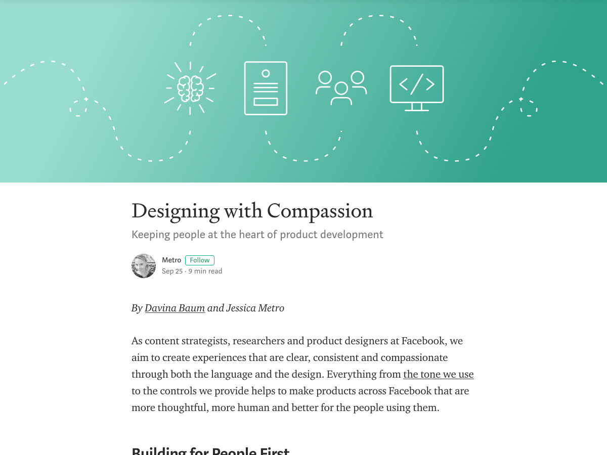 Popular design news of the week: September 30, 2019 - October 6, 2019 compassion