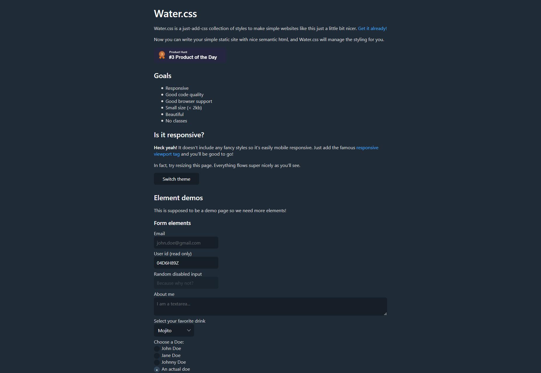 15 Best CSS Libraries for 2019 02-water
