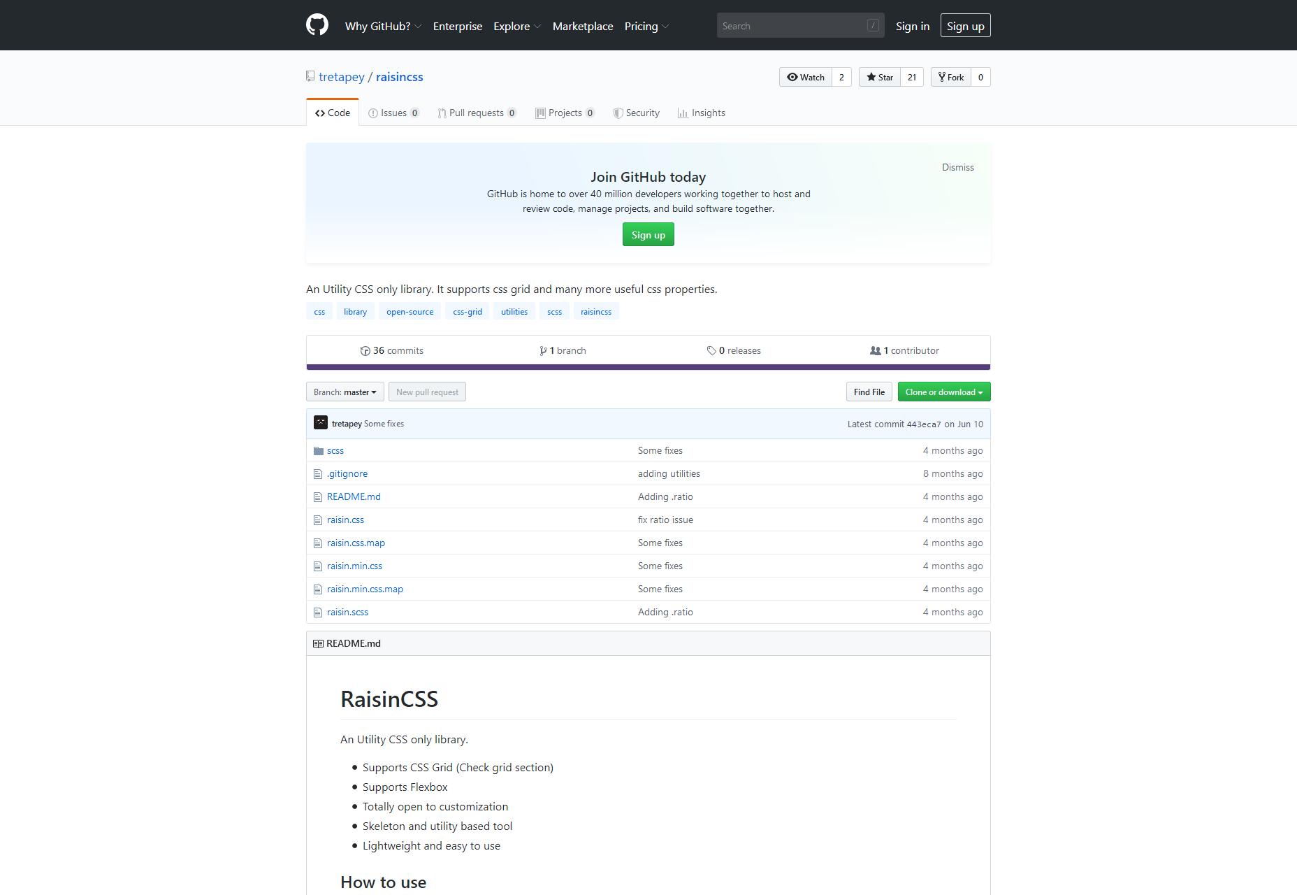 15 Best CSS Libraries for 2019 03-raisin