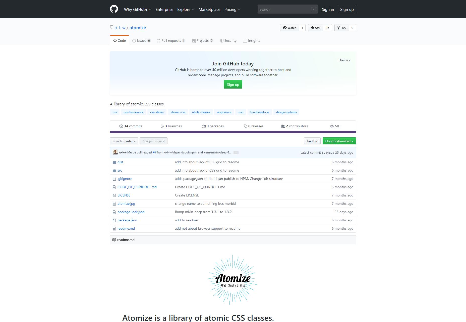 15 Best CSS Libraries for 2019 04-atomize