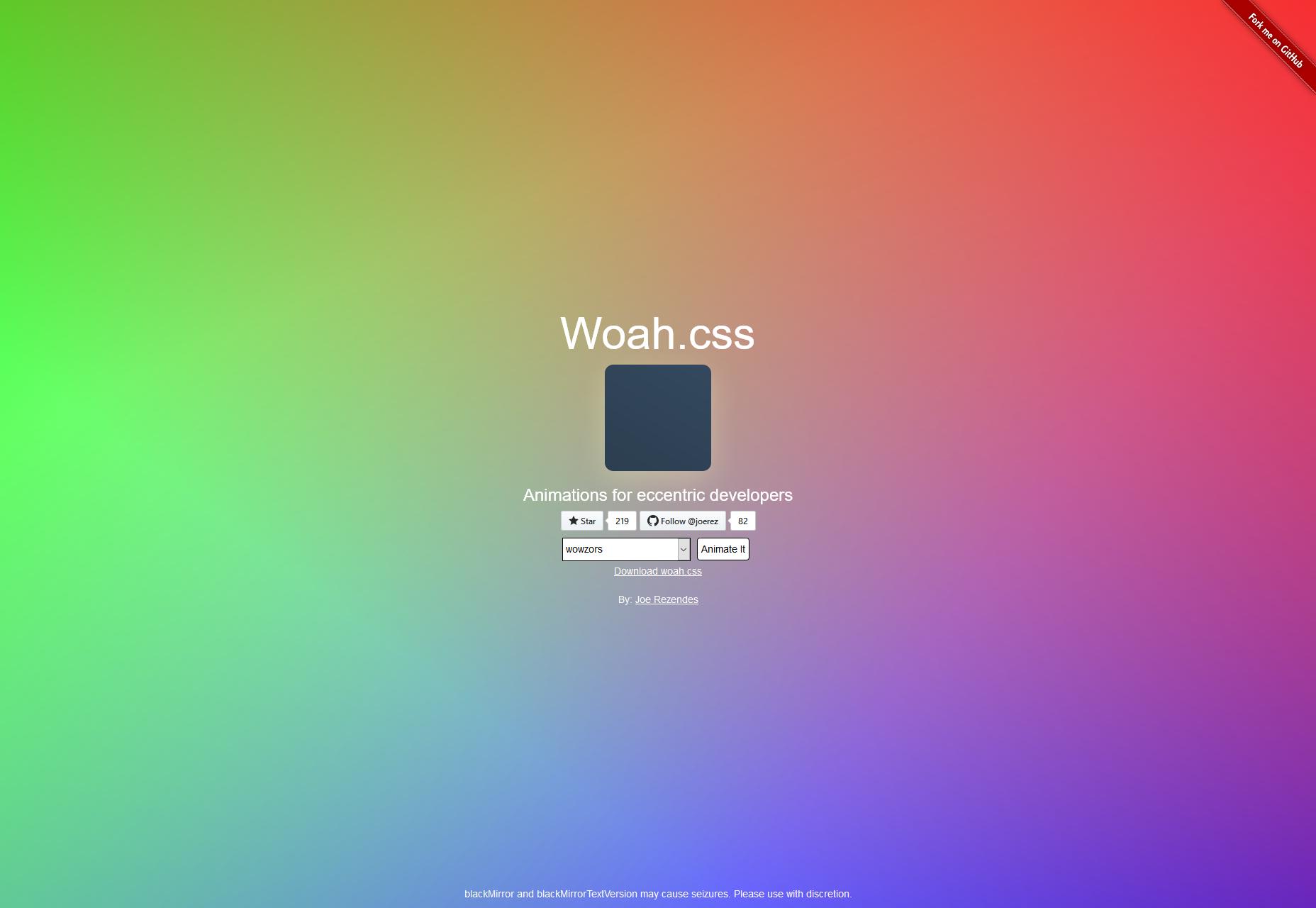15 Best CSS Libraries for 2019 09-woah