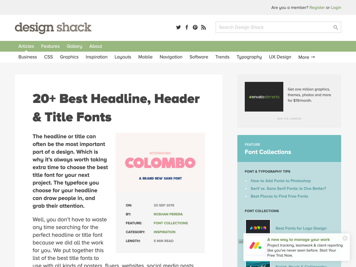 Popular design news of the week: September 23, 2019 - September 29, 2019 titlefonts