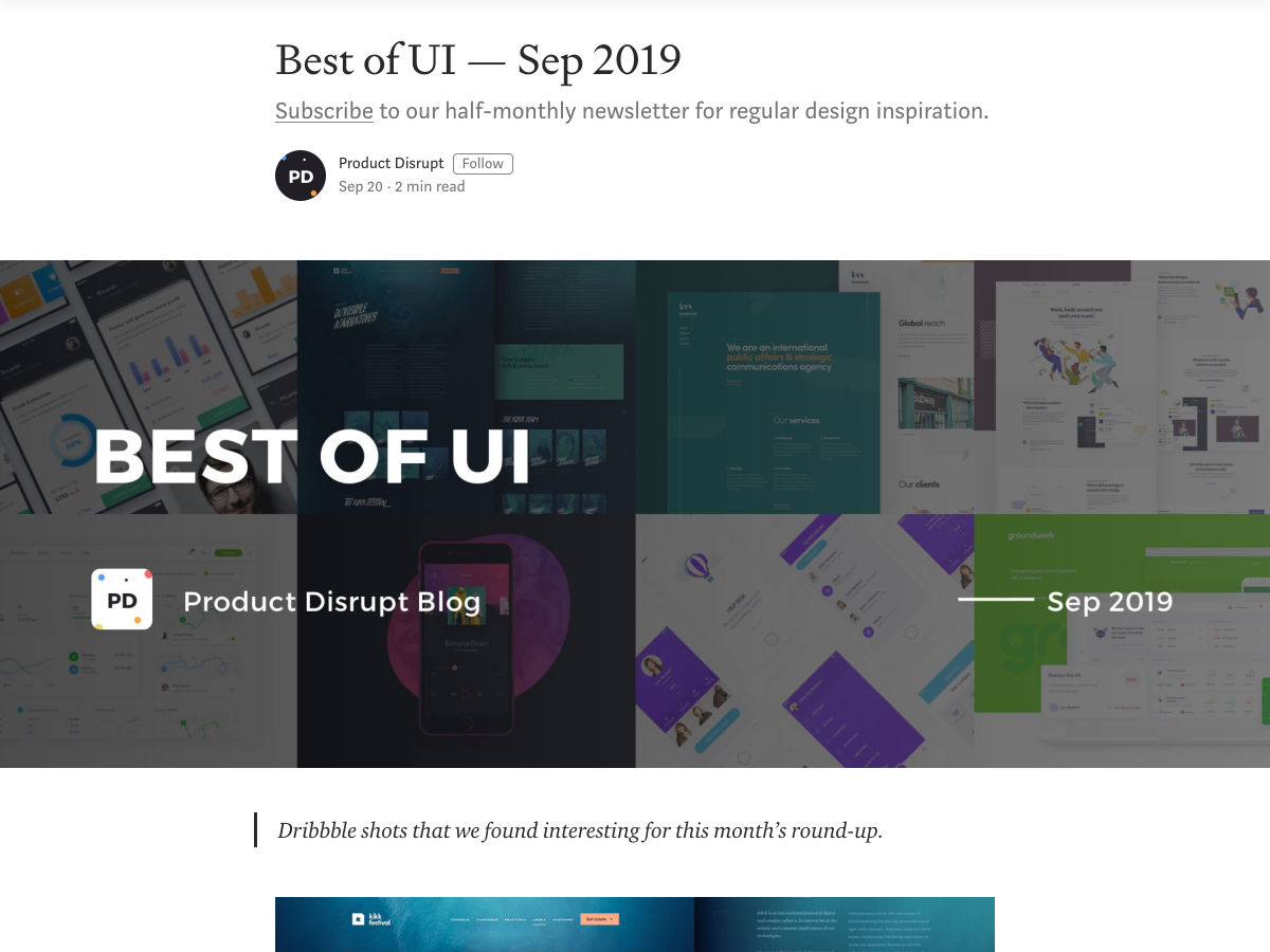 Popular design news of the week: September 23, 2019 - September 29, 2019 inspiration