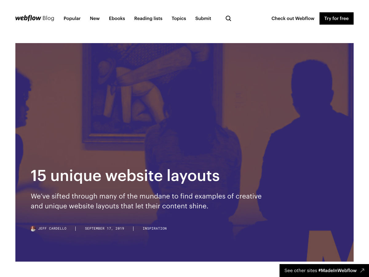 Popular design news of the week: September 16, 2019 - September 22, 2019 unique 1