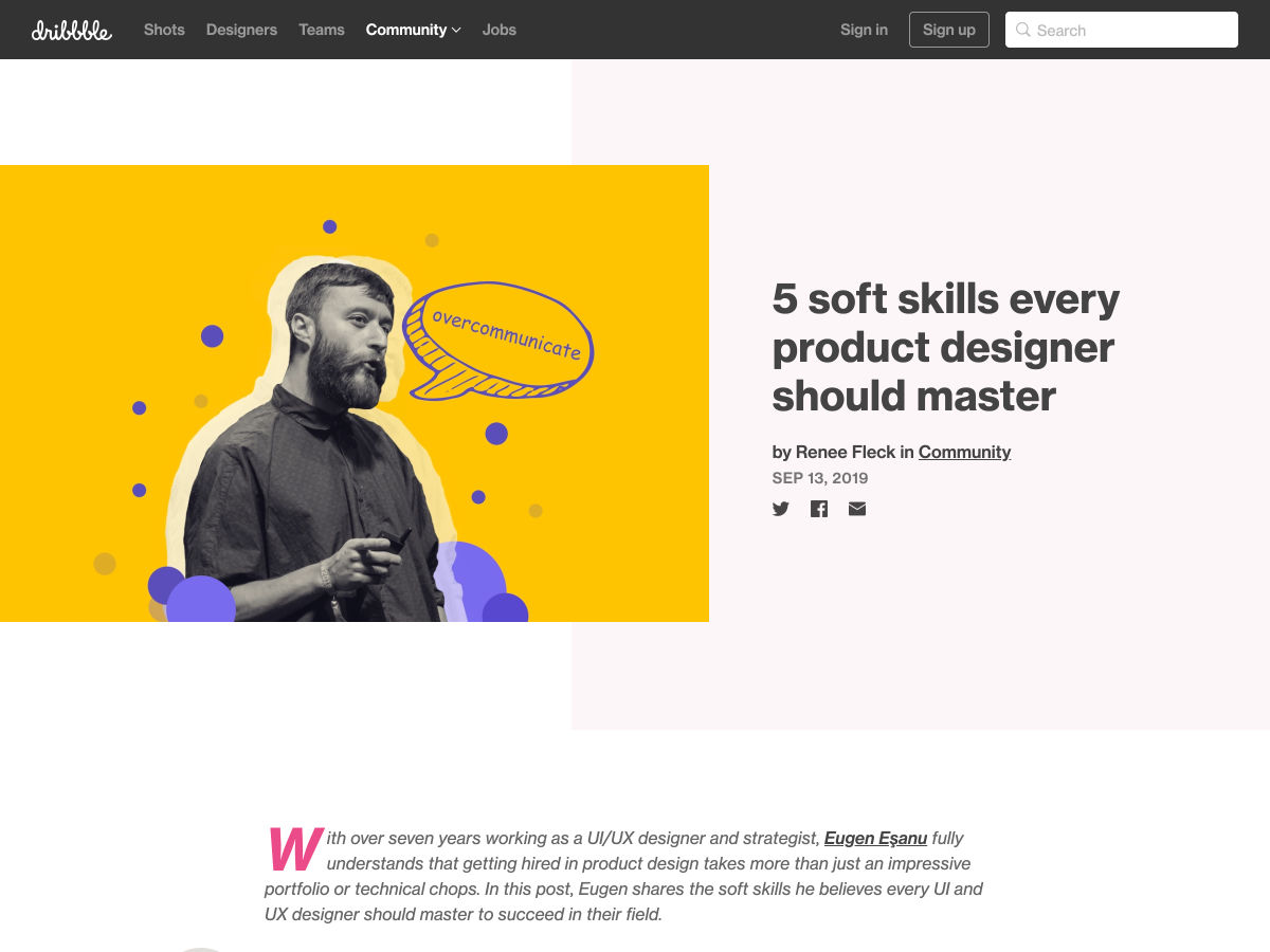 Popular design news of the week: September 16, 2019 - September 22, 2019 softskills 1