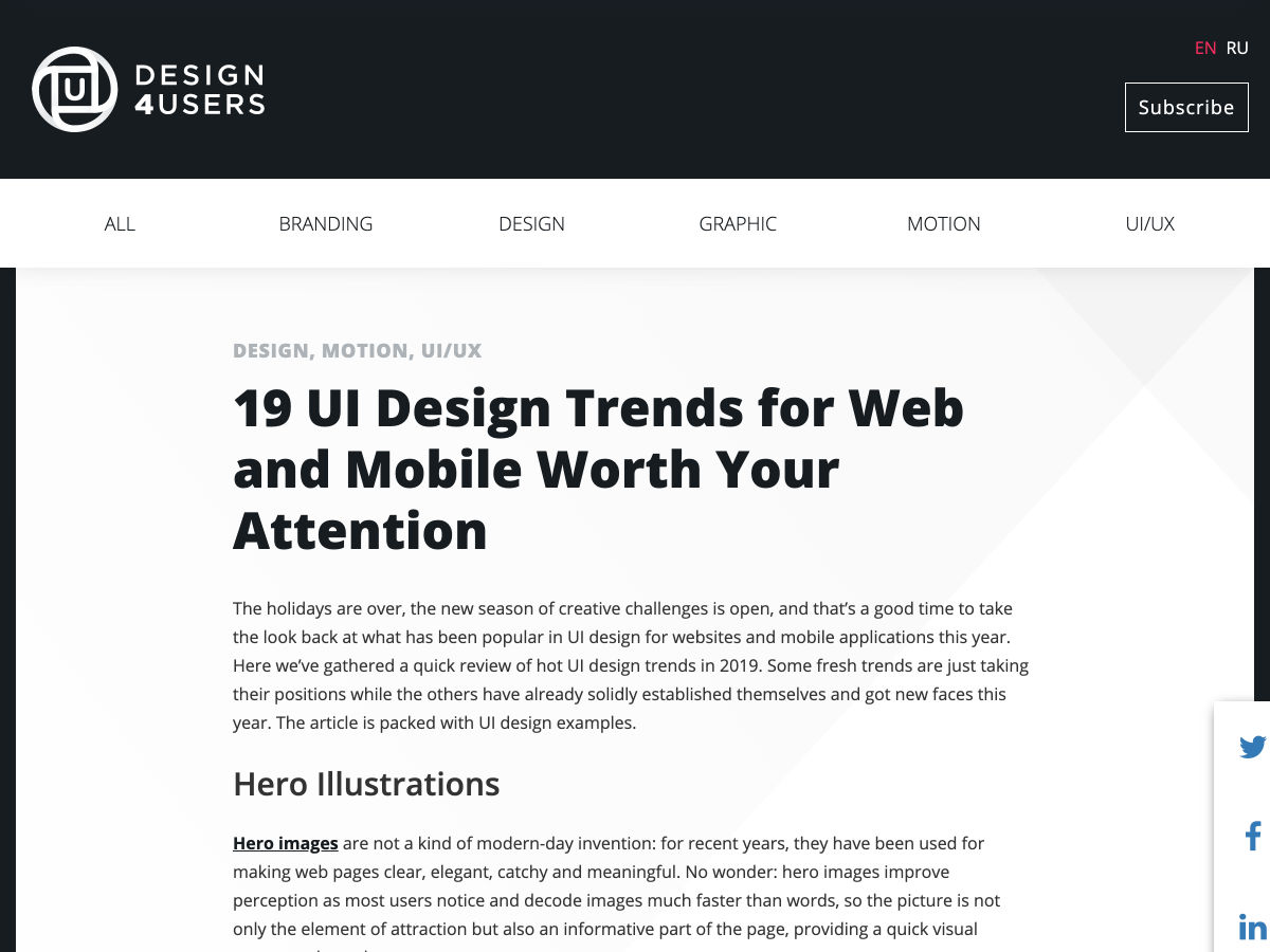 Popular design news of the week: September 9, 2019 - September 15, 2019 uitrends 1