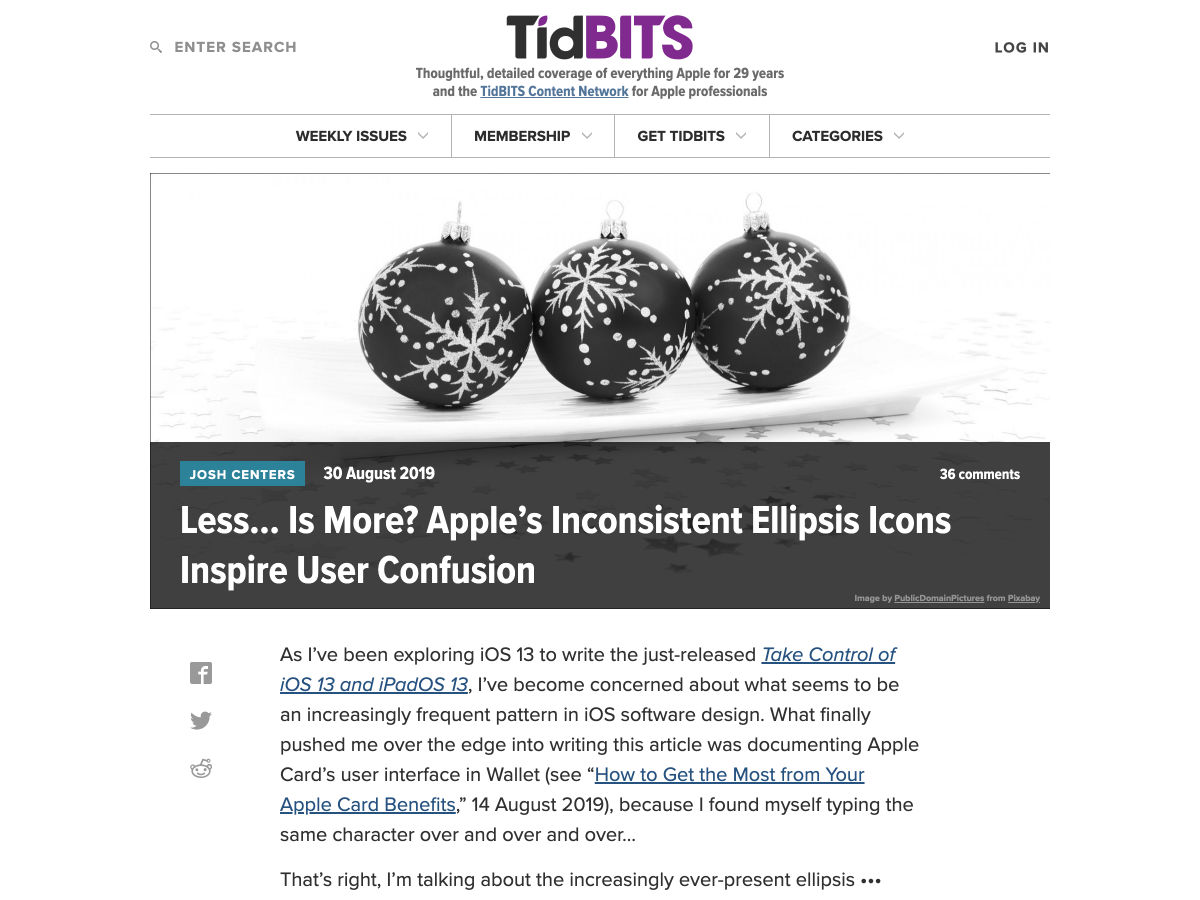 Popular design news of the week: September 9, 2019 - September 15, 2019 ellipsis