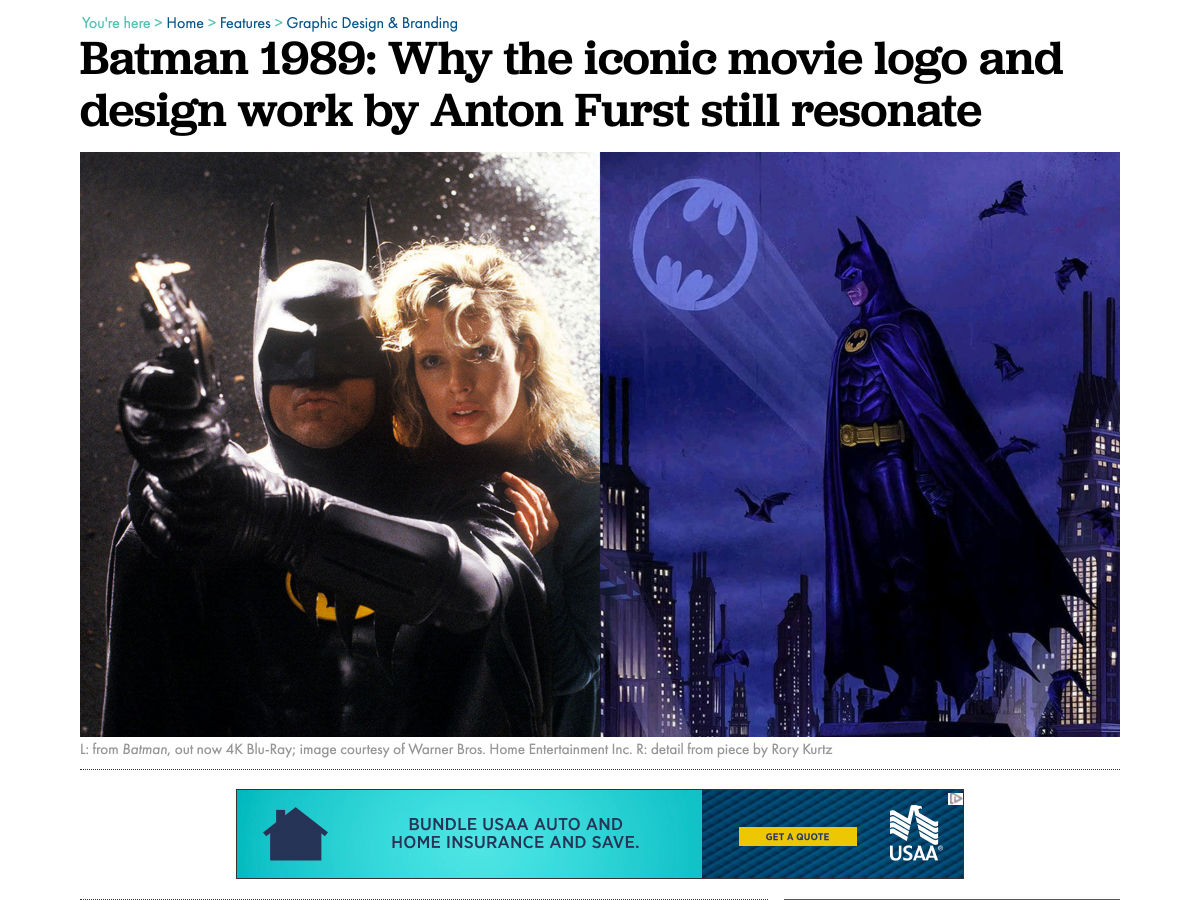 Popular design news of the week: September 9, 2019 - September 15, 2019 batman 1