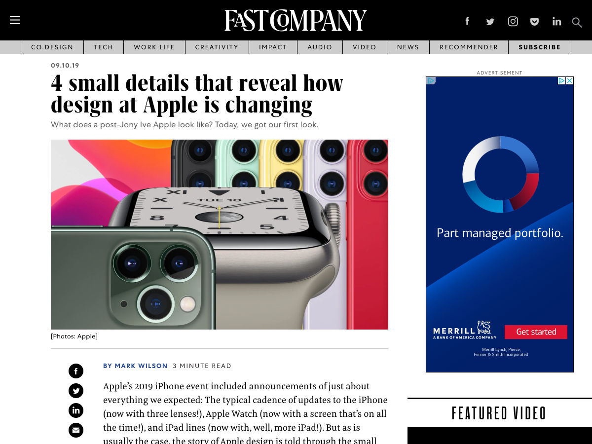 Popular design news of the week: September 9, 2019 - September 15, 2019 details