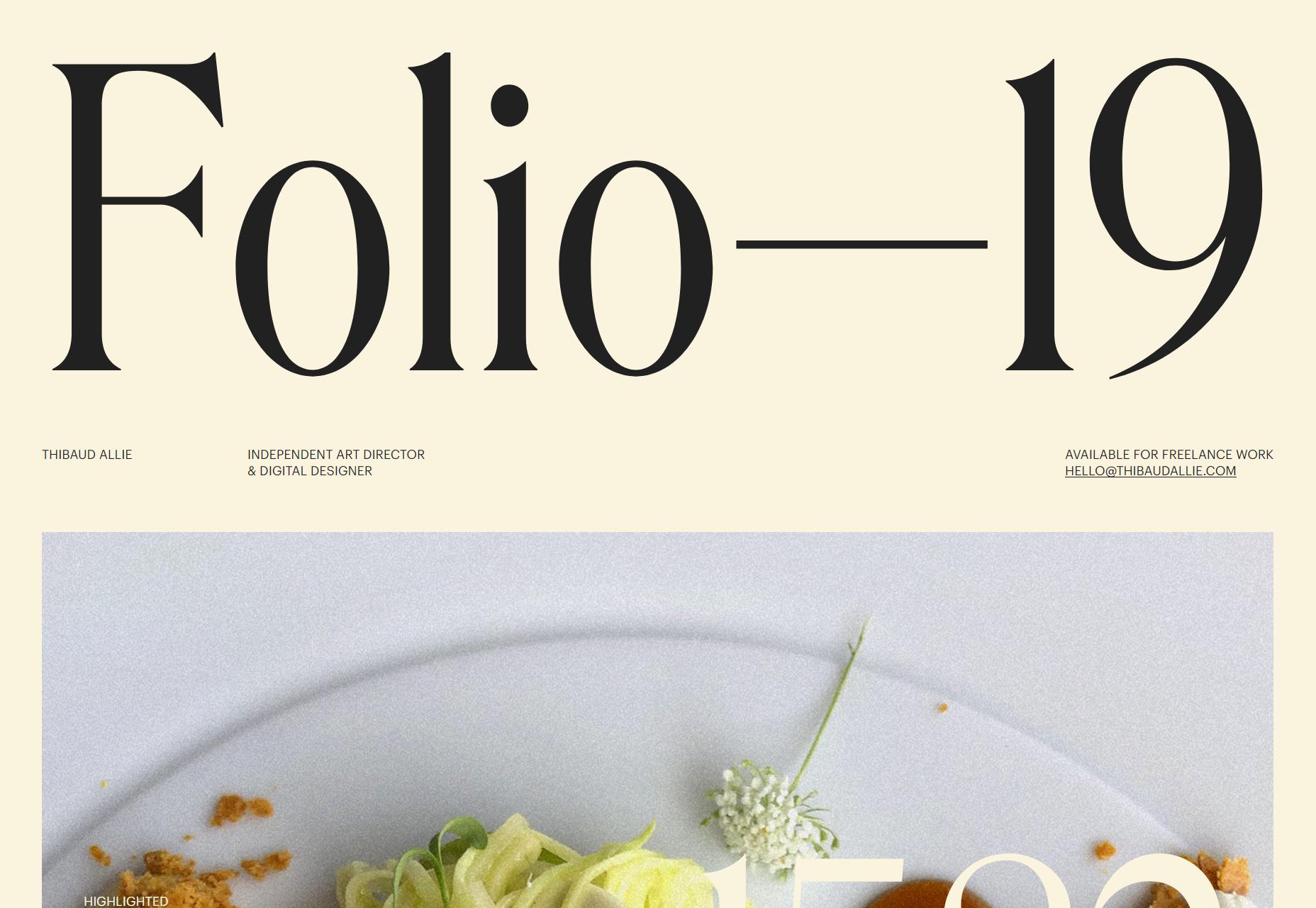 20 Best New Portfolios, September 2019 07-thibaud