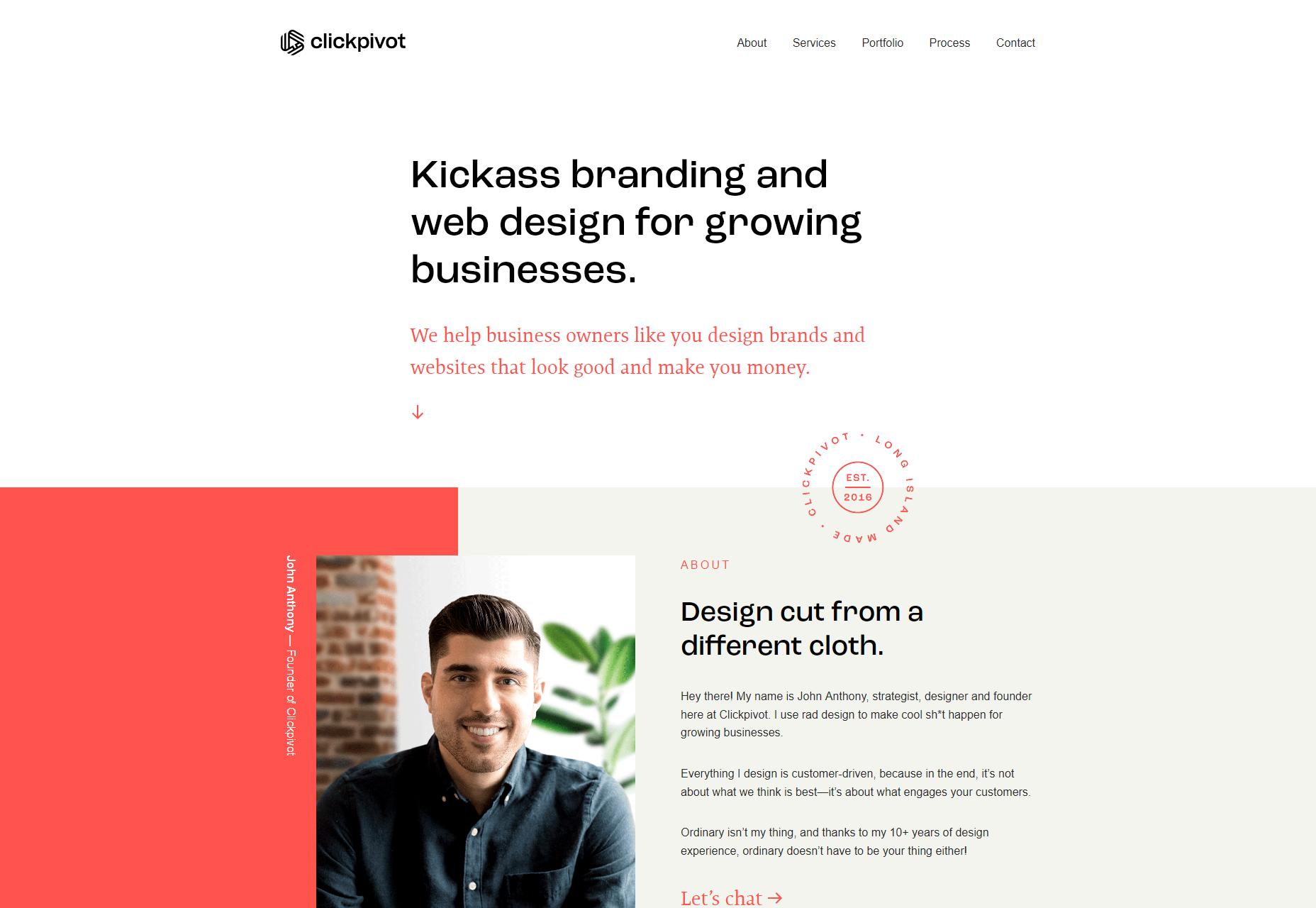 20 Best New Portfolios, September 2019 08-clickpivot