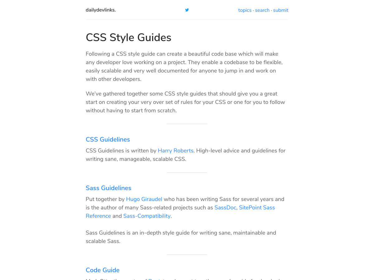 styleguides 1