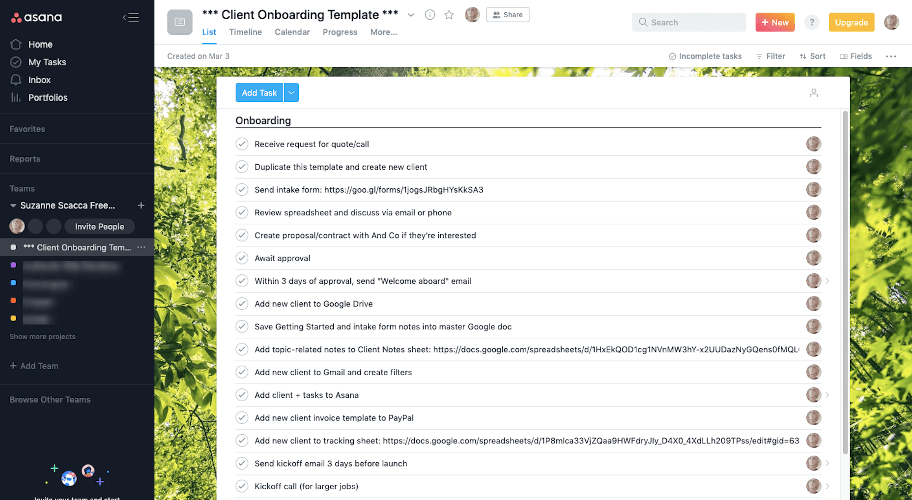 Creative Essentials: Professional Tools That Make My Work Better Asana Templates