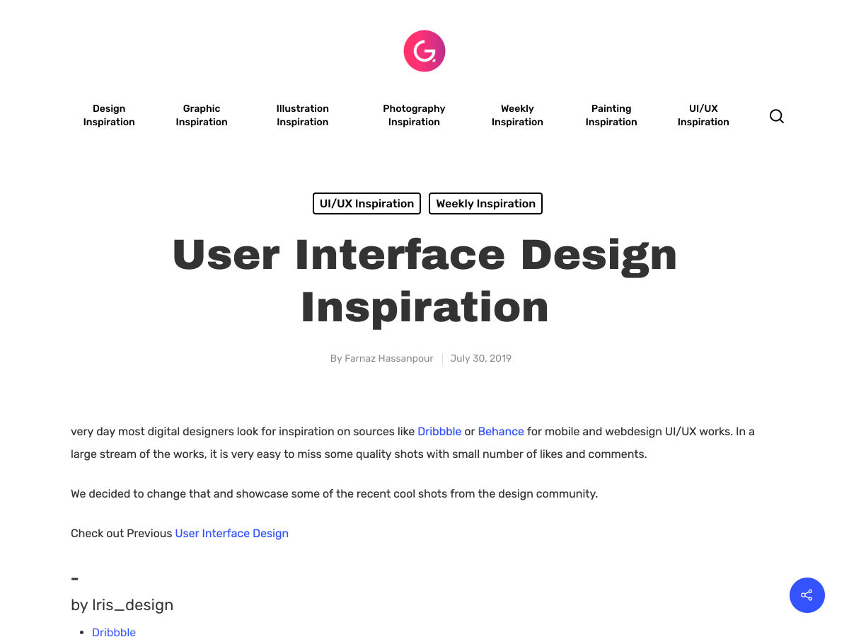 Popular design news of the week: August 5, 2019 - August 11, 2019 inspiration 1