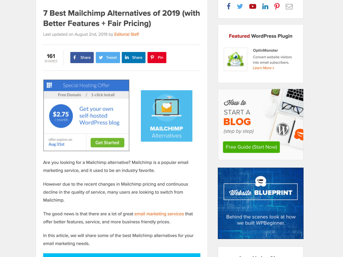 Popular design news of the week: August 5, 2019 - August 11, 2019 mailchimp