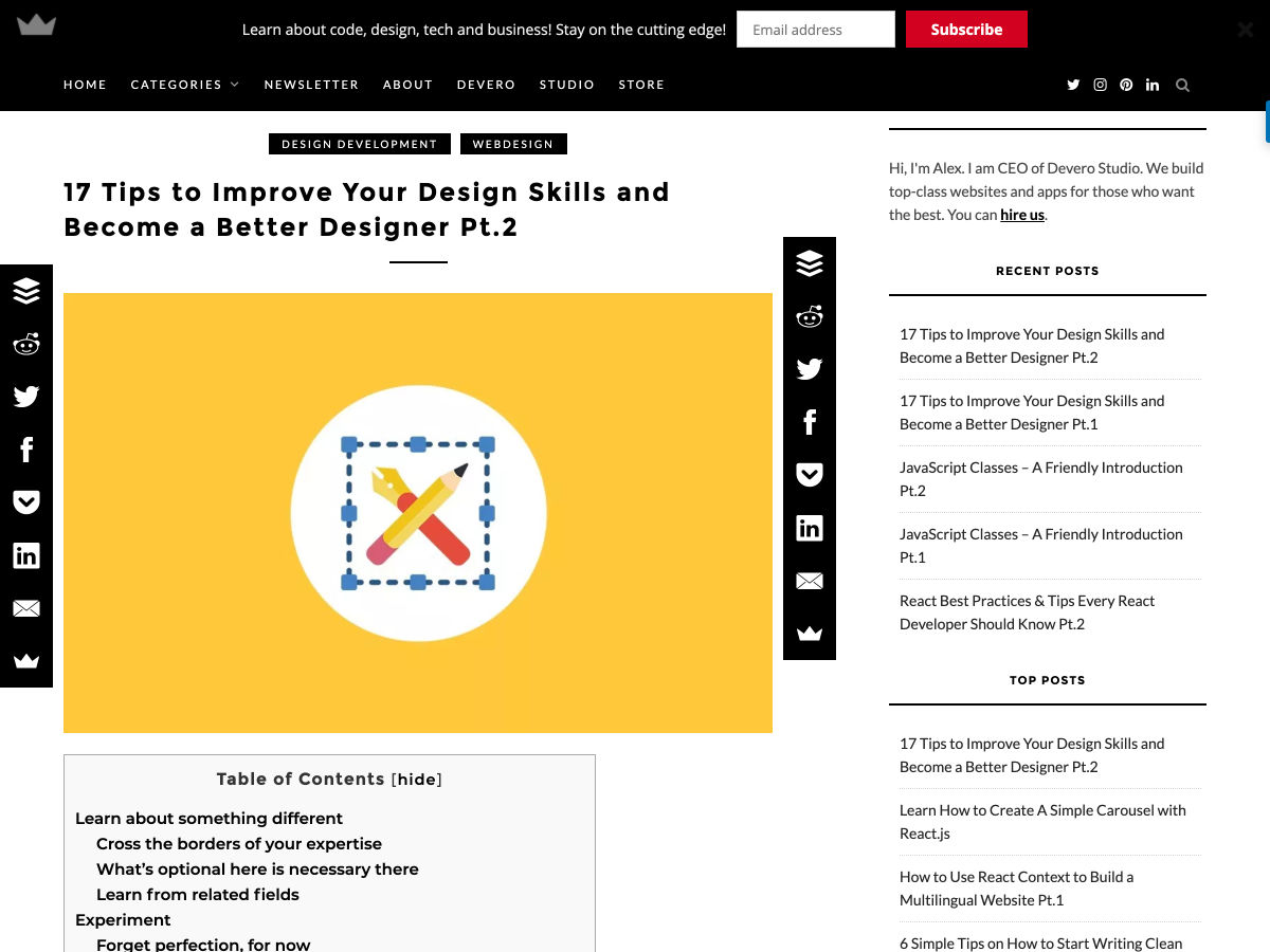 Popular design news of the week: July 29, 2019 - August 4, 2019 17tips