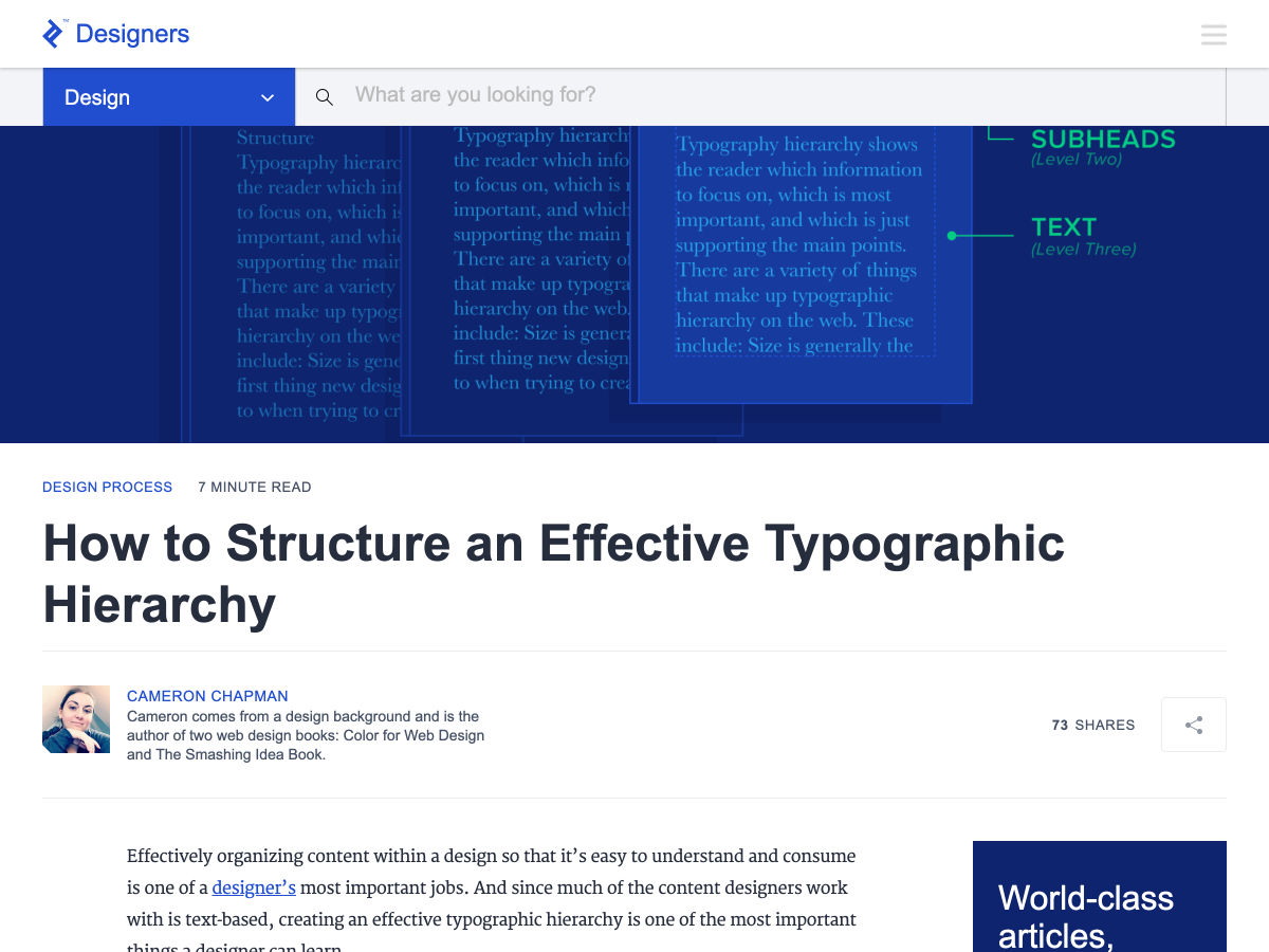 Popular design news of the week: July 29, 2019 - August 4, 2019 hierarchy 2