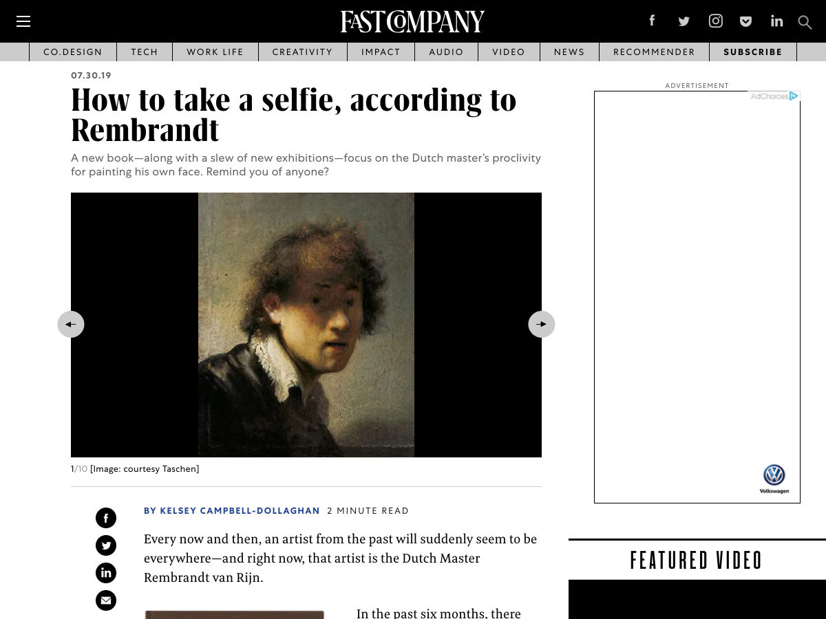 Popular design news of the week: July 29, 2019 - August 4, 2019 selfie
