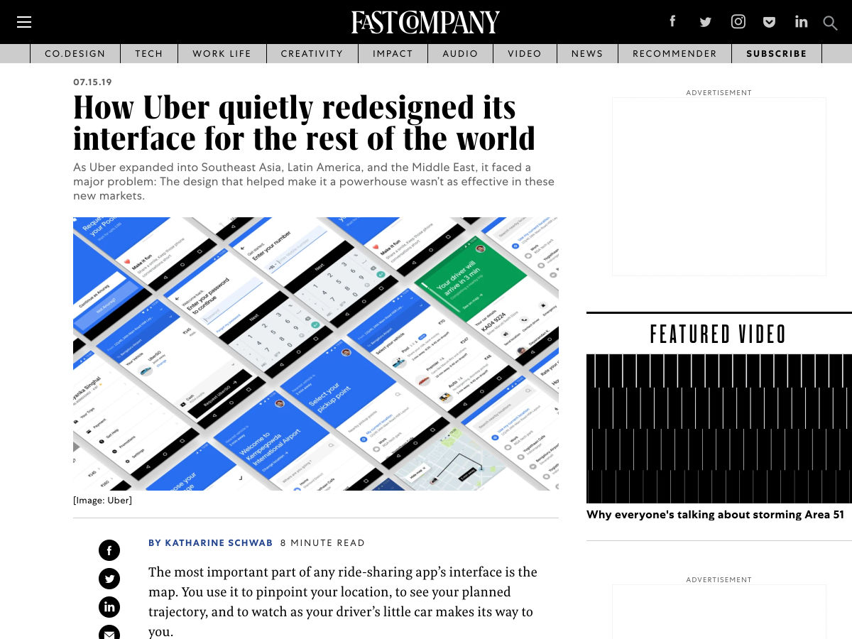 Popular design news of the week: July 15, 2019 - July 21, 2019 uber 3
