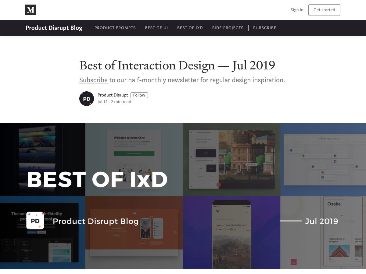 Popular design news of the week: July 15, 2019 - July 21, 2019 interaction