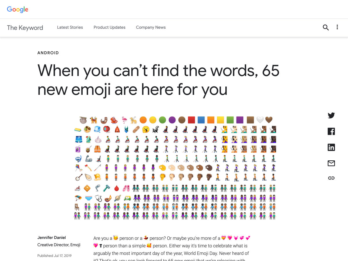 Popular design news of the week: July 15, 2019 - July 21, 2019 emoji 3