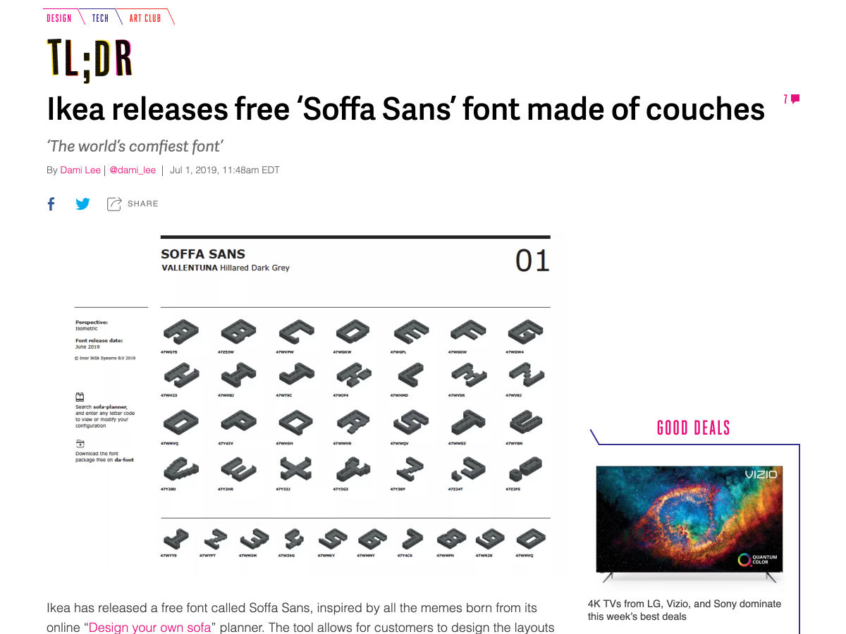 Popular design news of the week: July 1, 2019 - July 7, 2019 soffa