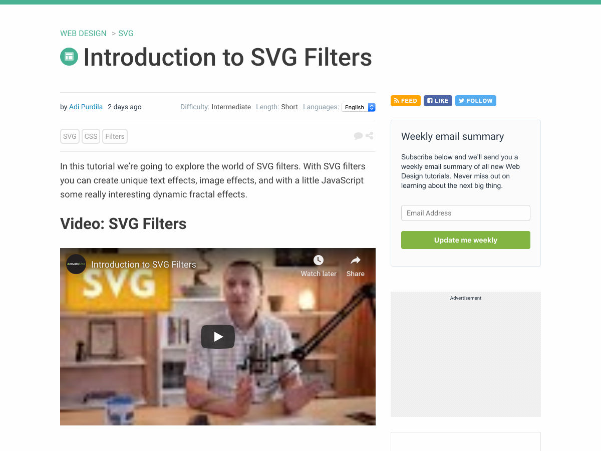 Popular design news of the week: July 1, 2019 - July 7, 2019 svgfilters