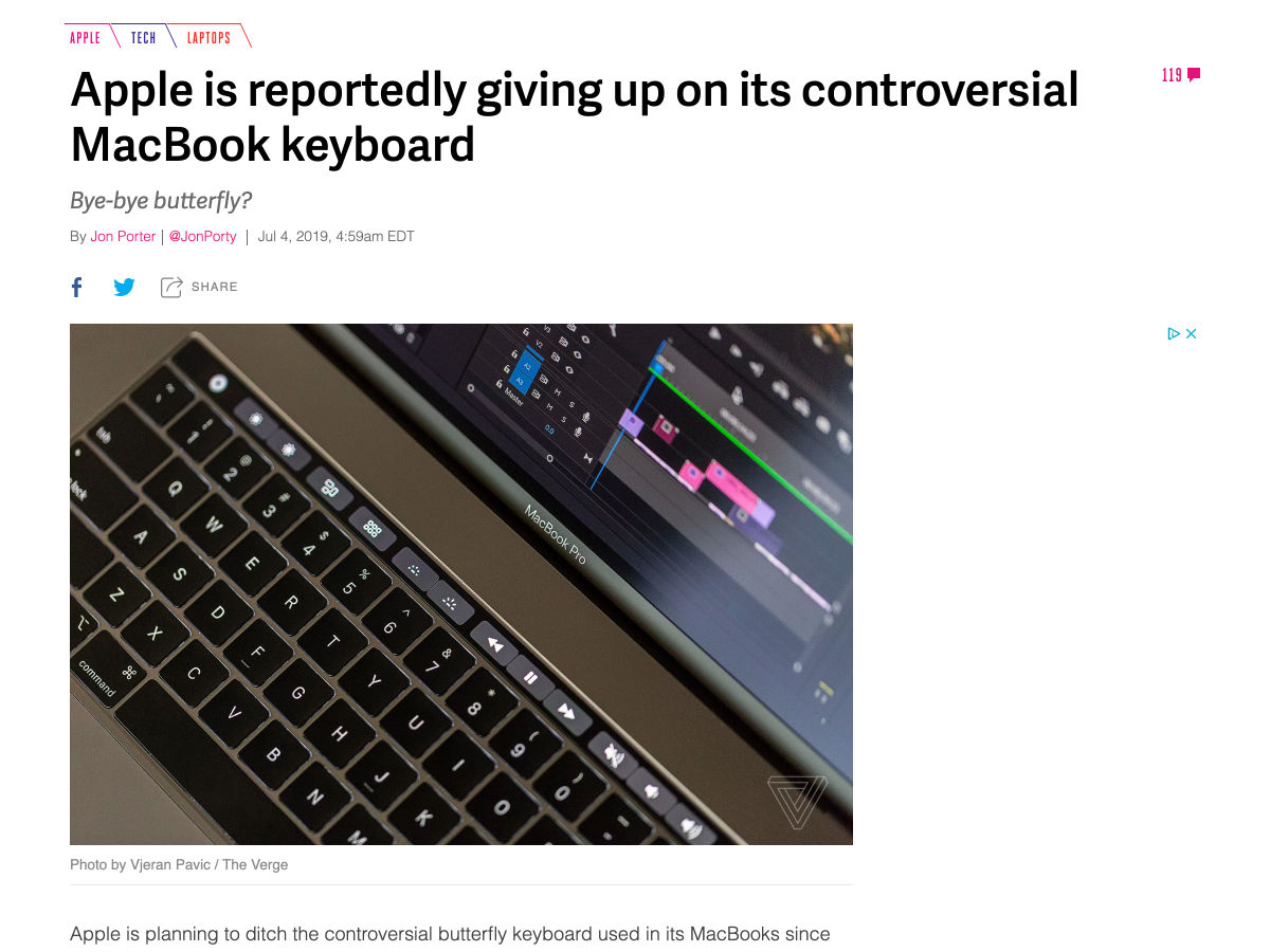Popular design news of the week: July 1, 2019 - July 7, 2019 macbook 1