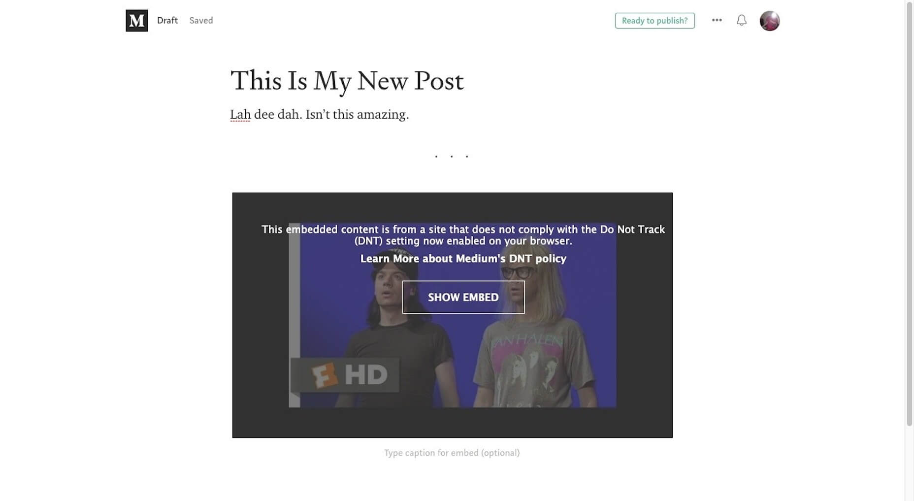 Is Medium in a Downward Spiral? Medium YouTube Embeds