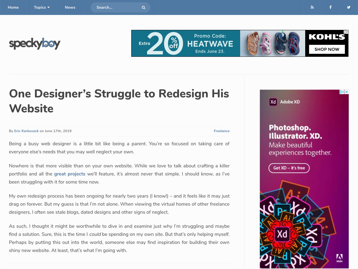 Popular design news of the week: June 17, 2019 - June 23, 2019 redesign 1