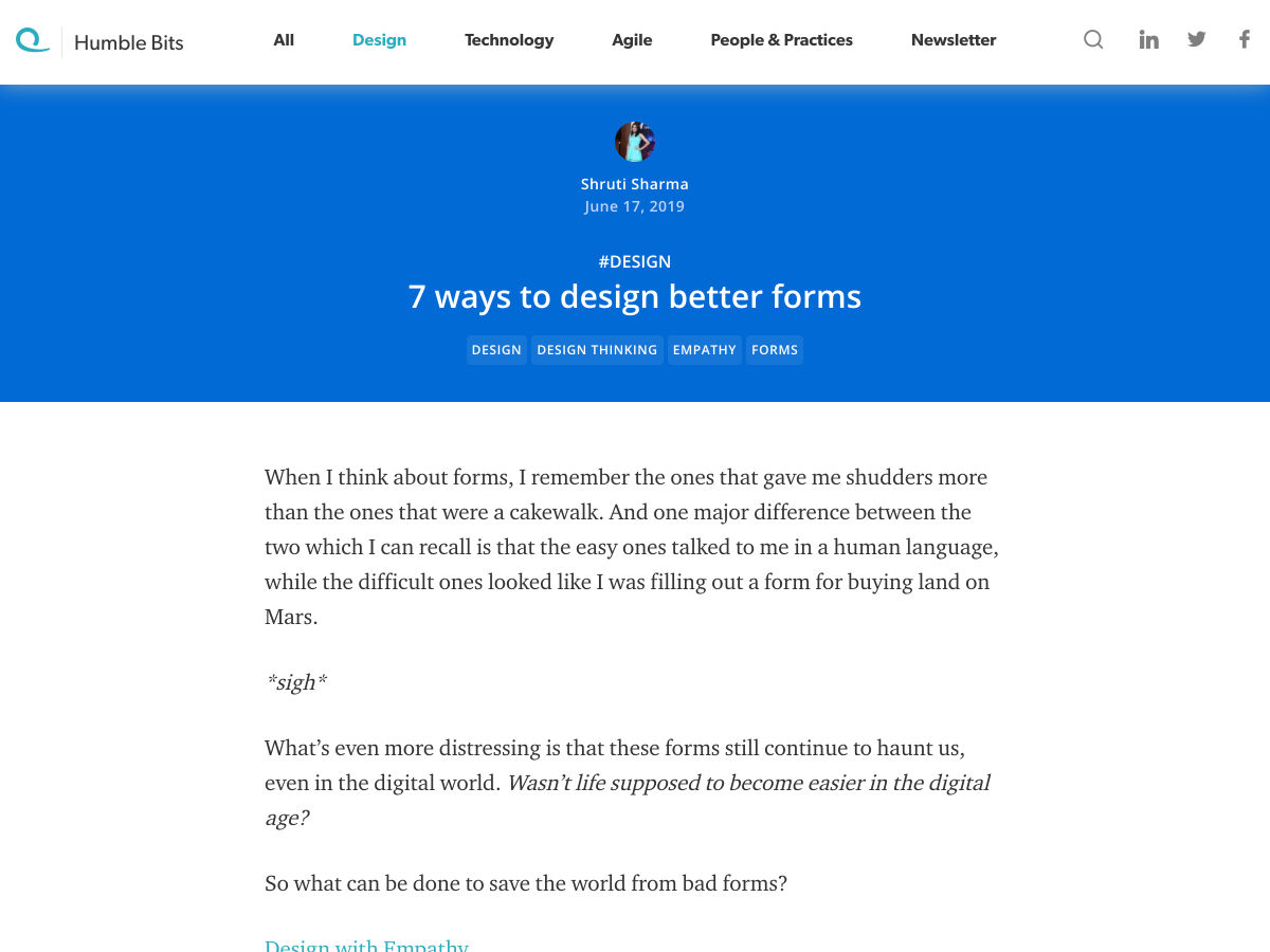 Popular design news of the week: June 17, 2019 - June 23, 2019 forms 1