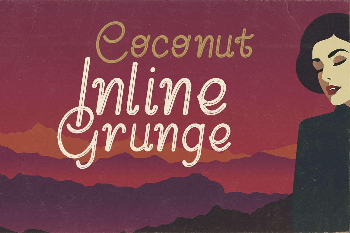 Free Download: Coconut Inline Grunge cooco2