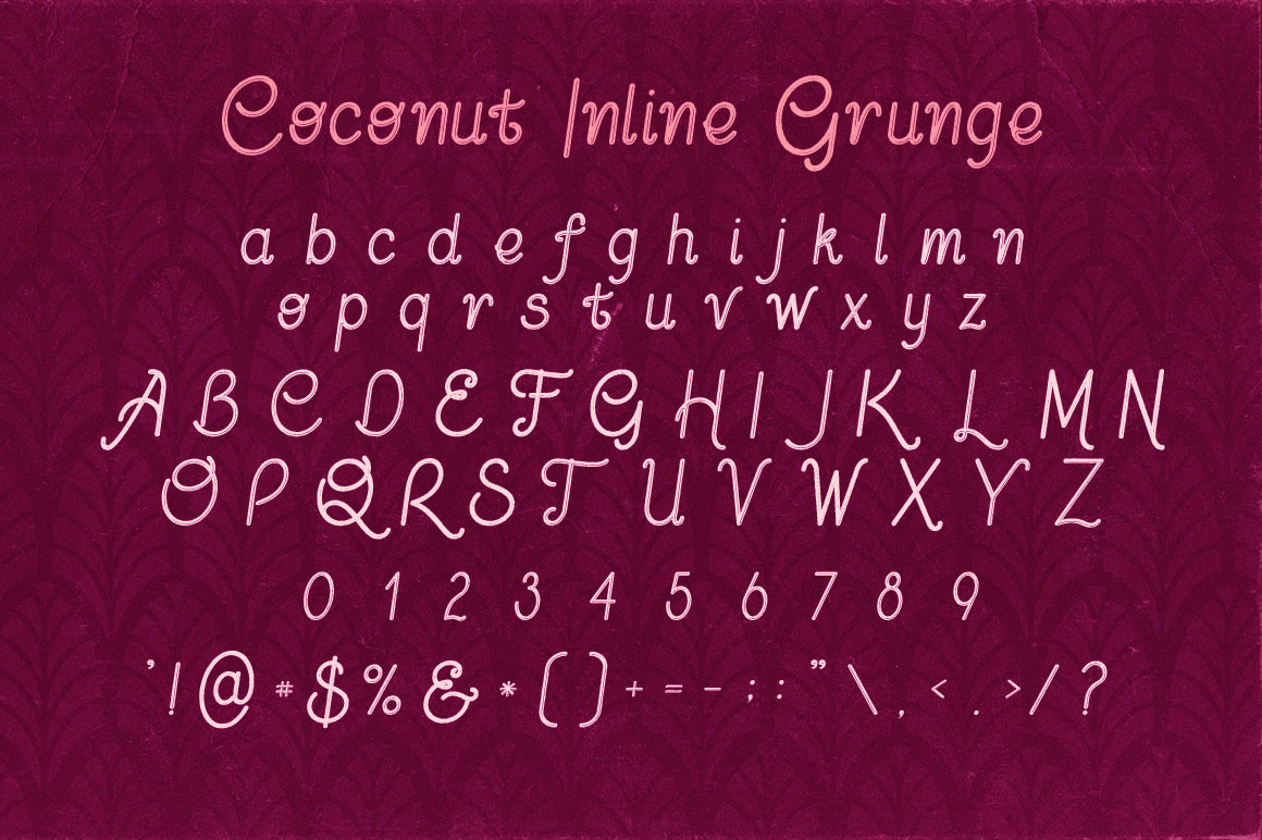 Free Download: Coconut Inline Grunge coco3