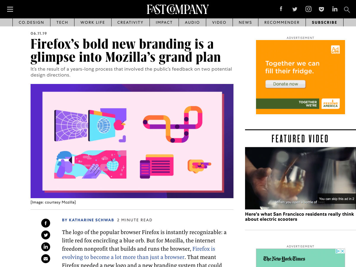 Popular design news of the week: June 10, 2019 - June 16, 2019 firefox 7