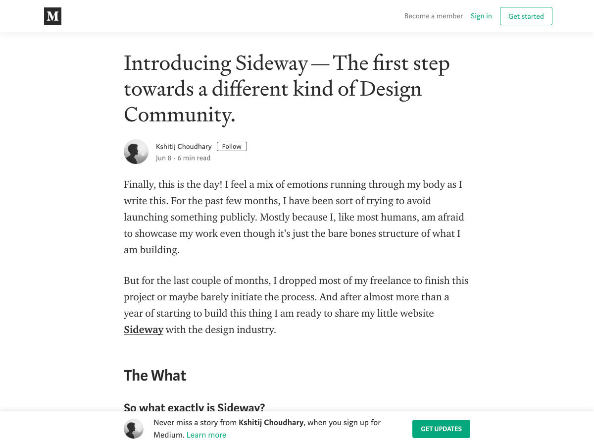 Popular design news of the week: June 10, 2019 - June 16, 2019 sideway