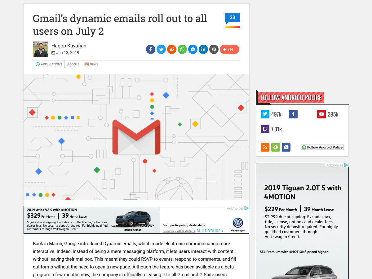 Popular design news of the week: June 10, 2019 - June 16, 2019 gmail 2
