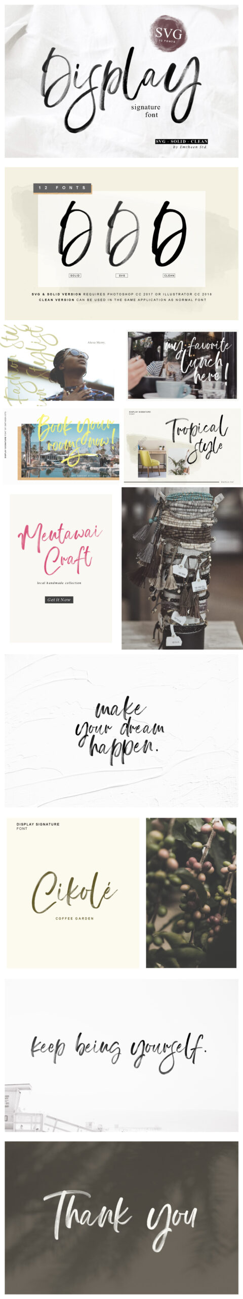 Free Download: Display SVG Font display2